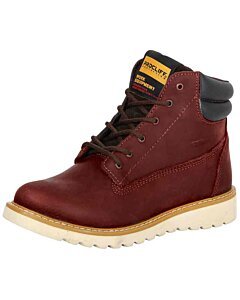 Zapatos De Trabajo Cliff Para Mujer o Joven 35201 Color Vino