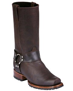 Botas Biker Piel Crazy El General 40673 Color Choco