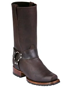 Botas Biker Piel Crazy El General 40673 Color Choco