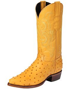 Botas Vaqueras Imitación Avestruz 40837 Butter