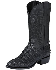 Botas Vaqueras Negras Imitación Caimán 40842