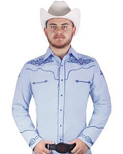 Camisa Azul Charra El General 40985