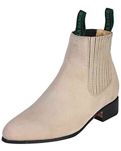 Botines Charros Color Perla La Barca 217 Nobuck