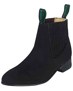 Botines Charros Negros La Barca 219 Nobuck