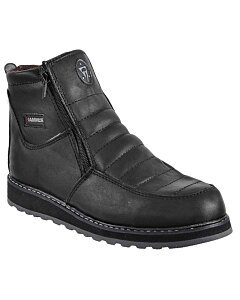 Hammer Short Boots Zipper, Double Density HM339 Negro