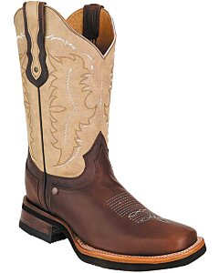 Botas Vaqueras Estilo Rodeo SG512 Café