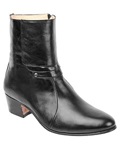 Botines De Vestir Para Hombre Visconti 722 Color Negro