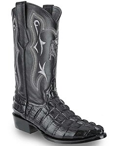 Botas Vaqueras Imitación Caimán Cola J Toe JB 904 Negras