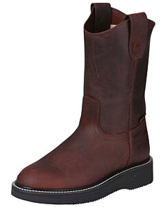 Bota Trabajo Establo Para Mujer 91476 Color Café