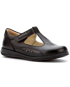 Zapato Clásico Escolar Para Niña Andrea Kids 13436 Color Negro