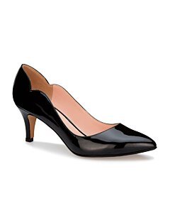 Zapato Negro Formal Ancho Para Dama Andrea 452