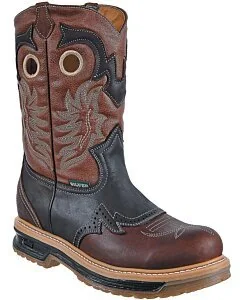 Bota De Trabajo Horma Amplia  Silver Bull 6035 Café