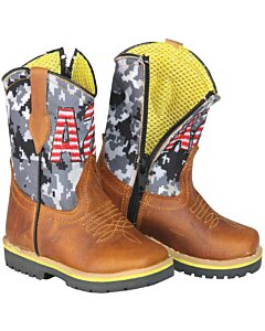 Botas Rodeo USA Para Bebé Niño Color Miel Jar Boots 126573