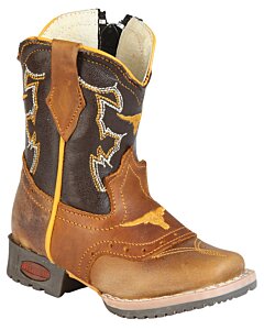 Botas Rodeo Ponchito Para Bebé Niño Miel Jar Boots 126574