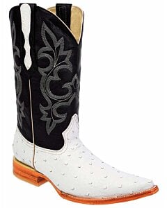 Botas Vaqueras Imitación Avestruz Clon BD01 Hueso