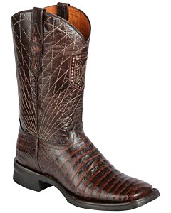 Botas Rodeo Grabado Caimán Belly Color Café El General 44672
