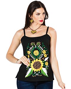 Blusa Artesanal Mexicana 603070 Negra