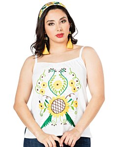 Blusa Artesanal Mexicana 603072 Blanca