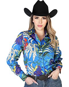 Blusa Vaquera ESDLC 43895 Color Azul Rey