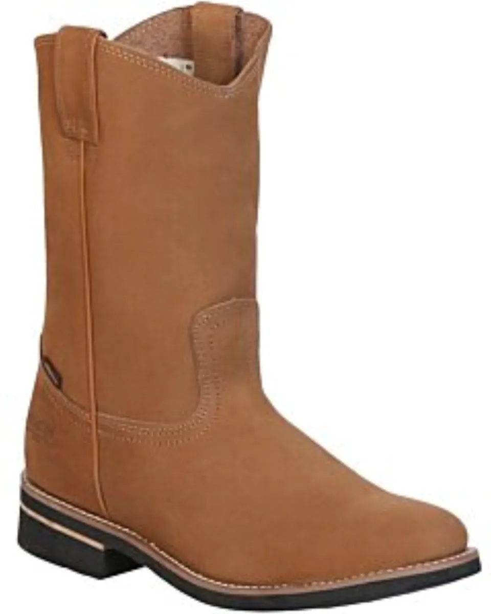 Botas De Trabajo Establo 303 Piel Nobuck Color Canela