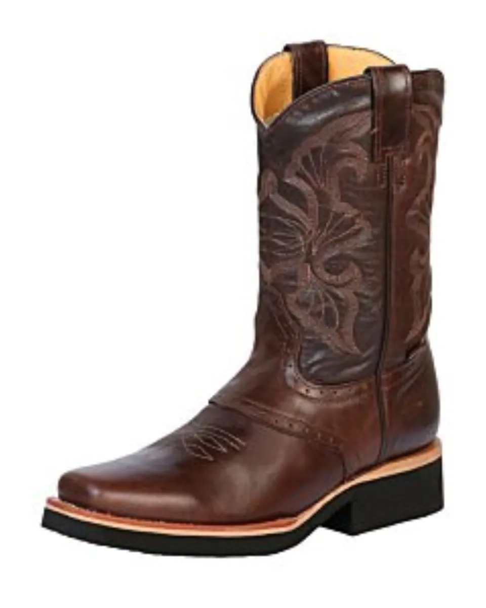 Botas Rodeo De Trabajo Establo 33557 Color Café