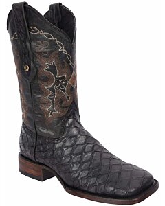 Bota Rodeo Imitación Oso Hormiguero Joe Boots 724 Color Negro