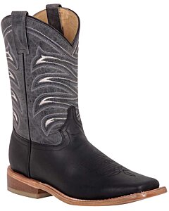 BOTAS RODEO EL GENERAL ROD-19-40 PIEL BOVINO CRAZY COLOR NEGRO