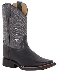 BOTAS RODEO EL GENERAL POLY-TX-40 PIEL BOVINO CRAZY COLOR NEGRO