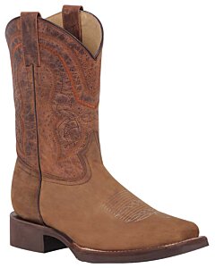BOTAS RODEO EL GENERAL POLY-ATL-39 PIEL BOVINO CRAZY COLOR TAN