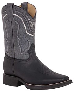 BOTAS RODEO EL GENERAL POLY-ATL-40 PIEL BOVINO CRAZY COLOR NEGRO