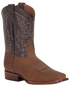 Bota Rodeo Piel Crazy El General 43007 Color Tan