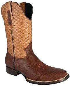 Bota Rodeo Piel Cuello De Toro  JB 540 Café