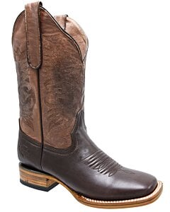 Bota Rodeo Color Café Para Mujer Piel Napa WD 11-507