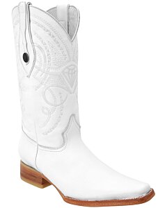 Botas Vaqueras Imitación Venado Blancas Horma 400 WD 11-170