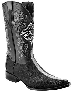 Botas Vaqueras Mantarraya Negro PP WD Boots 067