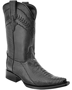 Botas Vaqueras Pata De Avestruz 3X WD 11-047 Color Negro