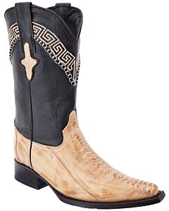 Botas Vaqueras Pata Avestruz De Hombre WD 11-048 Color Orix