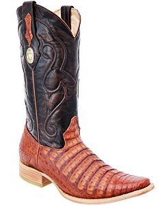 Botas Piel De Cocodrilo Belly Color Cognac 400 WD 11-147