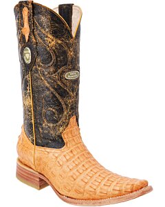 Botas Vaqueras Cocodrilo Color Mantequilla 400 WD 11-148