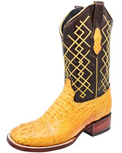 Botas De Cocodrilo Rodeo Americana Mantequilla WD 11-262