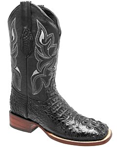 Botas De Cocodrilo Rodeo Americana Negro WD 11-260