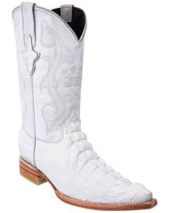 Botas Vaqueras Grabado Cocodrilo Color Blanco WD 11-126