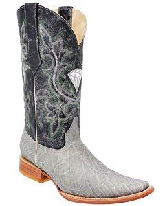 Botas Piel De Elefante Clon Horma 400 Color Marfil WD 11-162