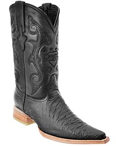 Botas Vaqueras Grabado Oso Hormiguero Color Negro WD 11-115