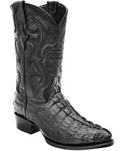 Botas Vaqueras Imitación Caimán Color Negro WD 11-233