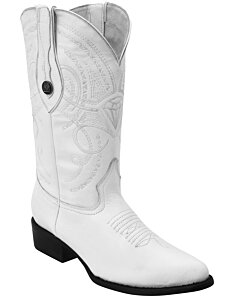 Botas Vaqueras Imitación Venado Color Blanco WD 11-241