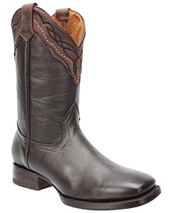 Botas Piel Imitación Venado Americana Color Café WD 11-272