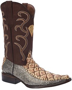 Botas Vaqueras Monster Fish Clón Color Orix Con Brillo WD 11-102