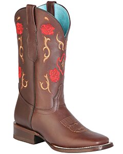 Botas Rodeo Para Mujer El General DW-DAM-13 Piel Crazy Color Choco