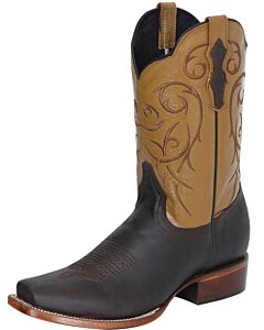 BOTAS RODEO EL SEÑOR DE LOS CIELOS SR-18-40 PIEL CRAZY COLOR CHOCO